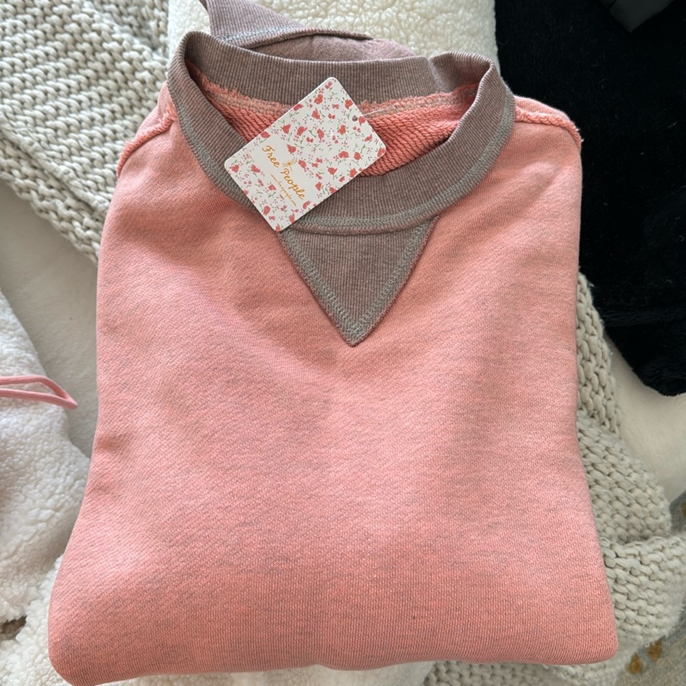 Free people start up pullover sweat set size small/medium
